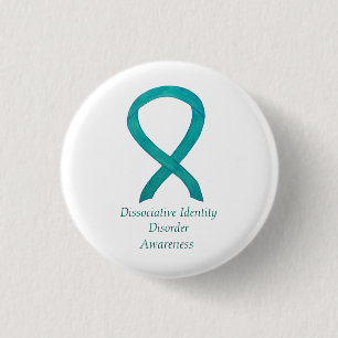 Dissociative Identity Disorder Teal Awareness Pin