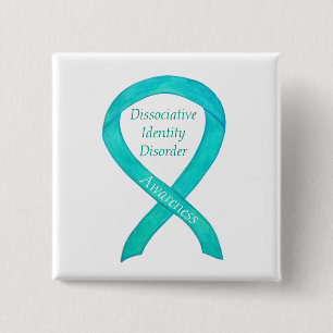 Dissociative Identity Disorder Teal Awareness Pin
