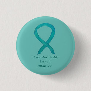 Dissociative Identity Disorder Teal Awareness Pin