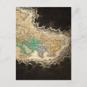 Dissolution of The Empire of Charlemagne 912 AD Postcard