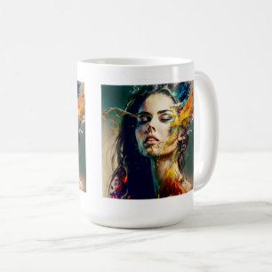 Dissolving Woman Classic Mug, 15 oz  Coffee Mug