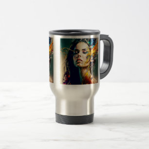 Dissolving Woman Travel/Commuter Mug, 15 oz  Travel Mug