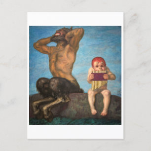 Dissonance   Franz von Stuck   Postcard