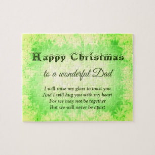 Distance Happy Christmas Dad Jigsaw Puzzle