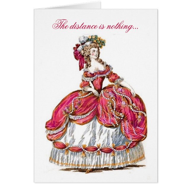 Distance is Nothing Card (Front)