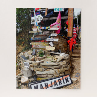 Distance sign jigsaw puzzle