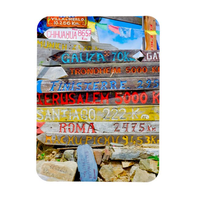 Distance sign magnet (Vertical)