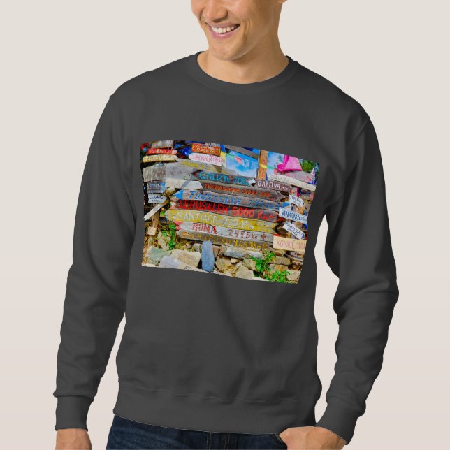 Distance sign sweatshirt (Front)