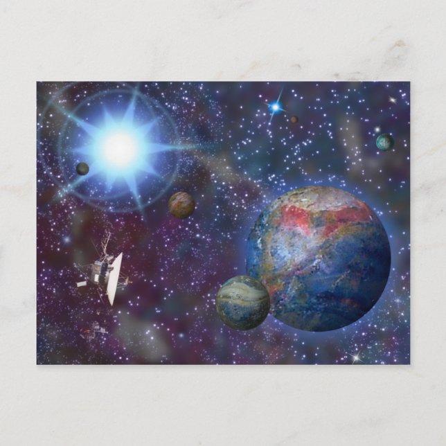 Distant Galaxy Postcard (Front)