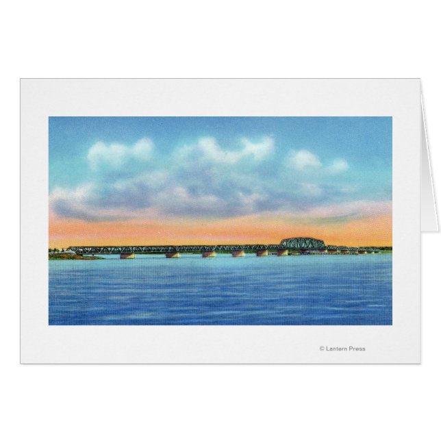 Distant Lake View of the New Bridge (Front Horizontal)