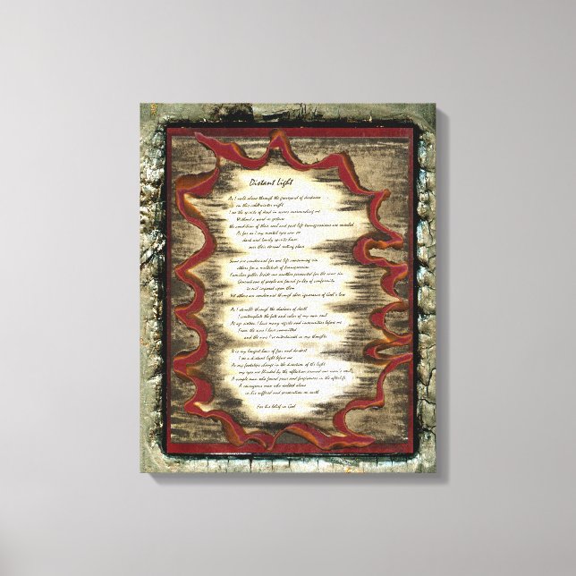 Distant Light Canvas Print (Front)