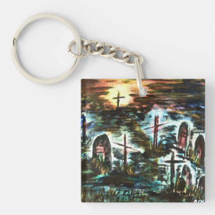Distant Light Key Ring