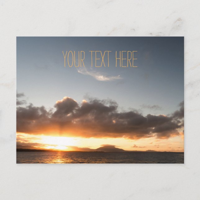 Distant Sunset | The Dominican Republic Postcard (Front)