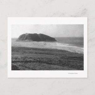Distant View of the Point Sur Light Station Postcard