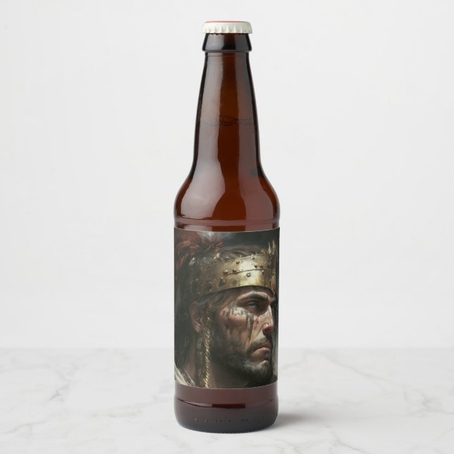 Distant War Beer Bottle Label (Front)