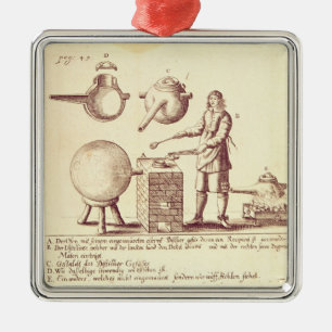 Distilling Equipment Metal Tree Decoration