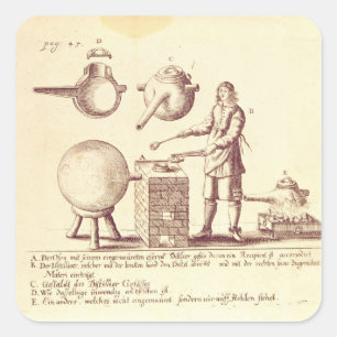 Distilling Equipment Square Sticker