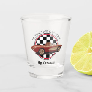 Distinct & Unique, My Corvette Shot glass