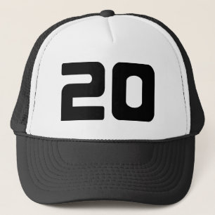 Distinctive 20th Birthday Party Trucker Hat