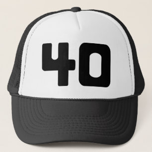 Distinctive 40th Birthday Party Trucker Hat