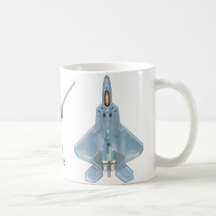 Distinctive F-22 Fighter Jet Mug