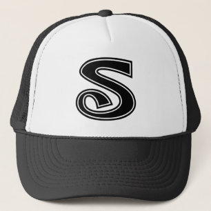  Distinctive Letter 'S' Trucker Hat