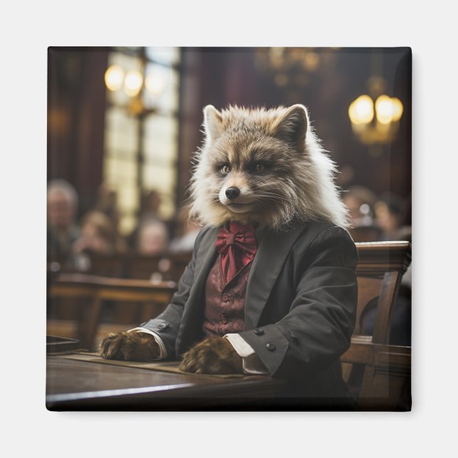 Distinguished Animals of the Court #4 Magnet (Front)