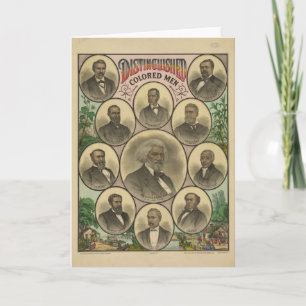 Distinguished Coloured Men Frederick Douglass Card