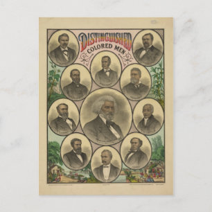 Distinguished Coloured Men Frederick Douglass Postcard