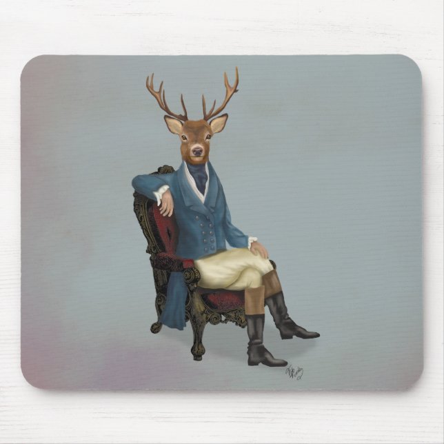 Distinguished Deer Full 3 Mouse Mat (Front)