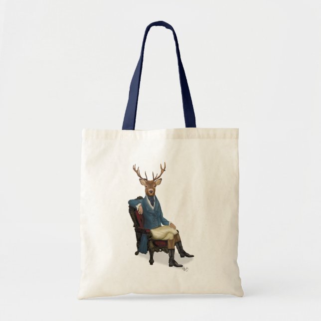 Distinguished Deer Full 3 Tote Bag (Front)