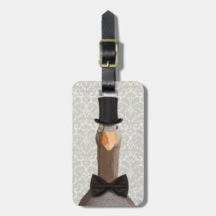 Distinguished Goose Luggage Tag