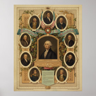 Distinguished Masons of the American Revolution Poster