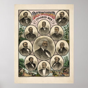 Distinguished Men of colour Poster