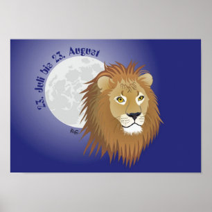 Distinguishing signs - Löwe Poster
