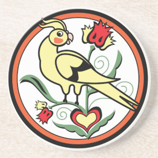 Distlefink Cockatiel Coaster