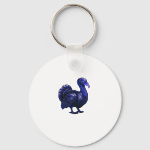 Distopian Turkey Thanksgiving Design Classic T-Shi Key Ring