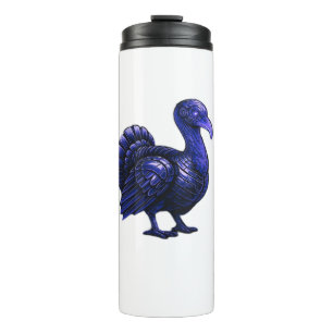 Distopian Turkey Thanksgiving Design Classic T-Shi Thermal Tumbler