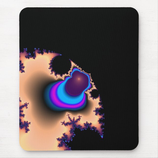 Distorted Earth Mouse Mat (Front)