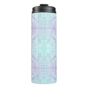 Distorted frame 01.w Lgrey BG Thermal Tumbler