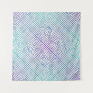 Distorted frame.01.w Offwhite BG Tapestry