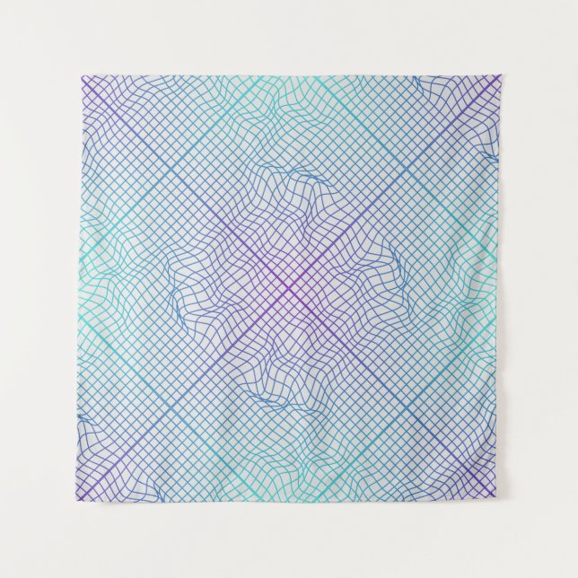 Distorted frame.01.w Offwhite BG Tapestry (Front)