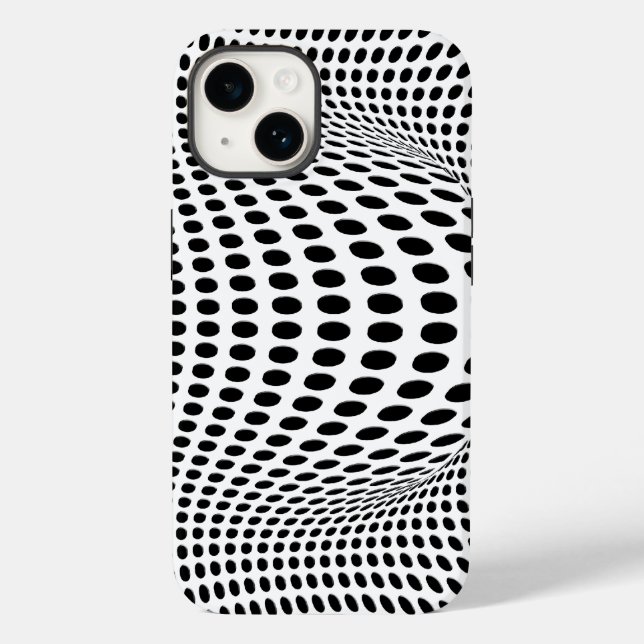 Distorted Geo Mesh Case-Mate iPhone Case (Back)