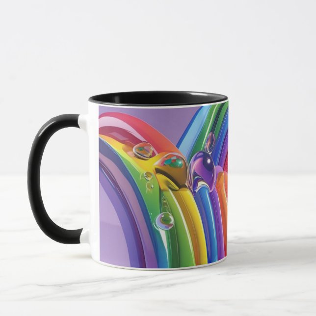 Distorted Rainbows Mug (Left)