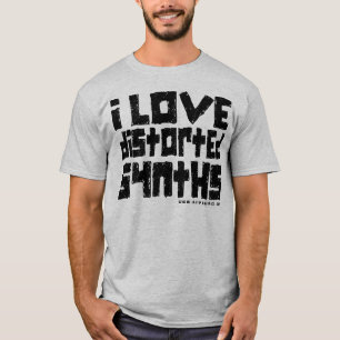 distortedsynths01-black T-Shirt