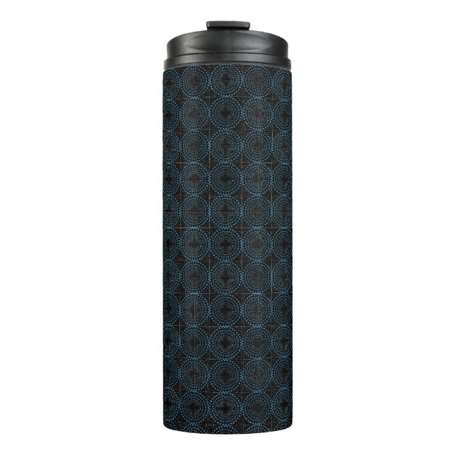 Distortion circle.01.b thermal tumbler (Front)