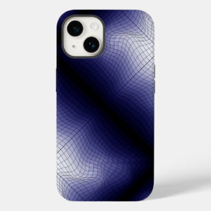 Distortion Wireframe.C01.GBluex4 Case-Mate iPhone 14 Case
