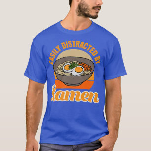 Distracted by Ramen Noodles Japanese Food Premium  T-Shirt
