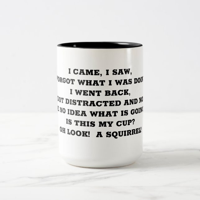"DISTRACTED" MUG (Center)