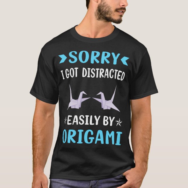 Distracted Origami T-Shirt (Front)